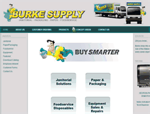 Tablet Screenshot of burkesupply.com